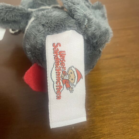 East Germany Sandman "Unser Sandmännchen , Mrs. Magpie" Plush Bird Keychain 2007 - Picture 6 of 12
